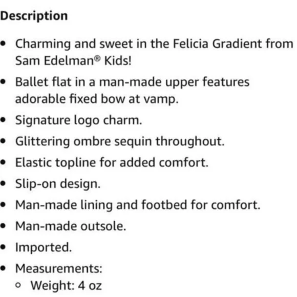 NWT Sam Edelman Felicia Gradient Ballerina Flats Size 5 - Picture 10 of 10